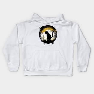 Discover the Magic of Feline Fantasy with Cat Warrior Art Kids Hoodie